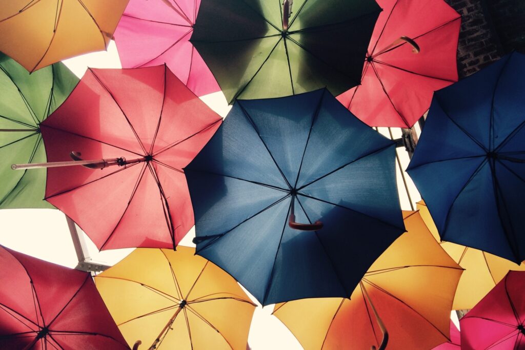 coloured umbrellas professional indemnity insurance