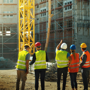 People on a construction site - Genesis Insurance Services